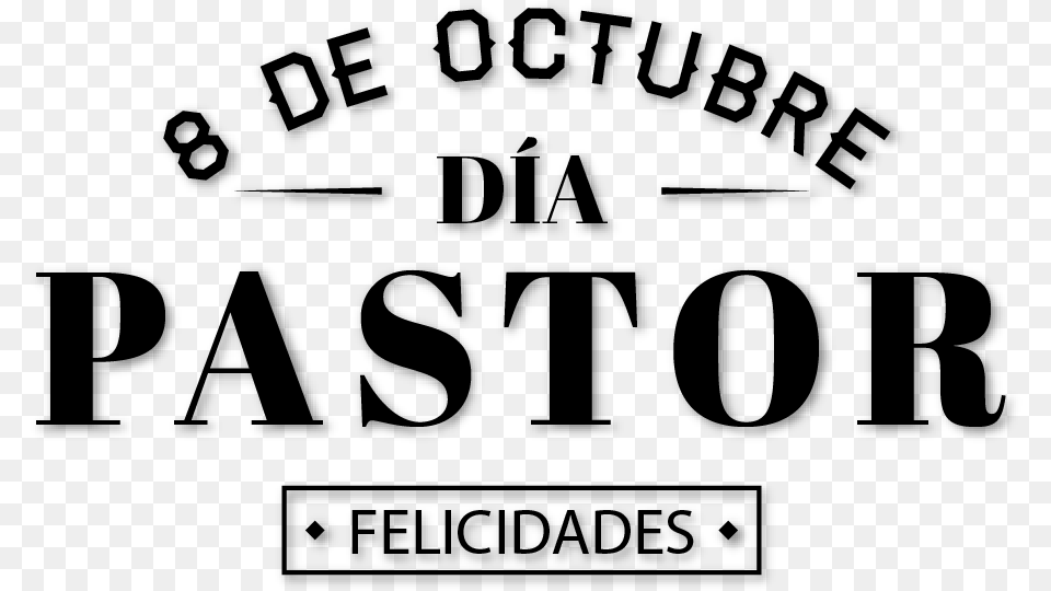 Letras Dia Del Pastor Black And White, Gray Png