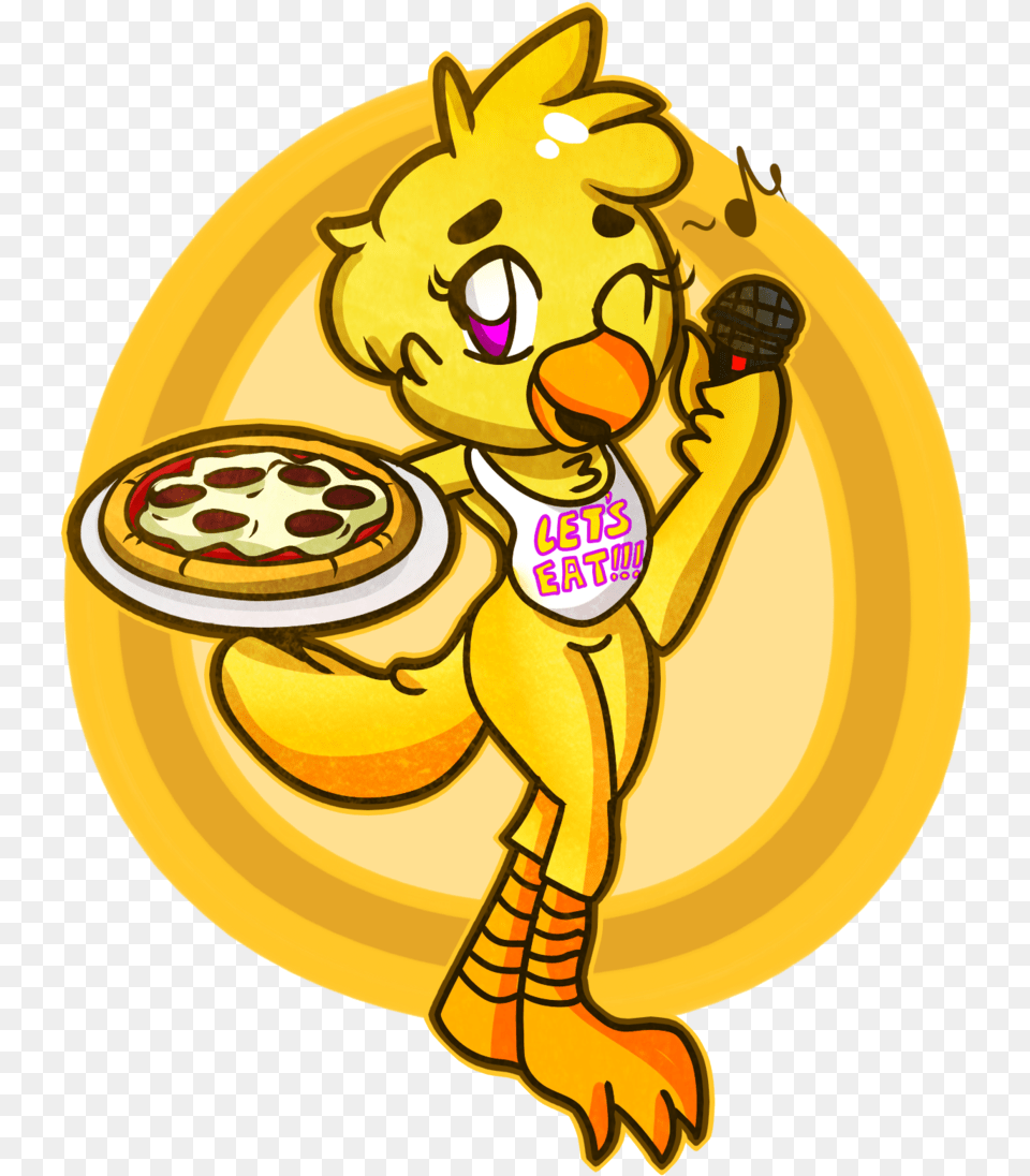 Lets Eat Five Nights At Freddy S 2 Five Nights At Freddy Cute Chica The Chicken Fanart, Baby, Person Free Transparent Png