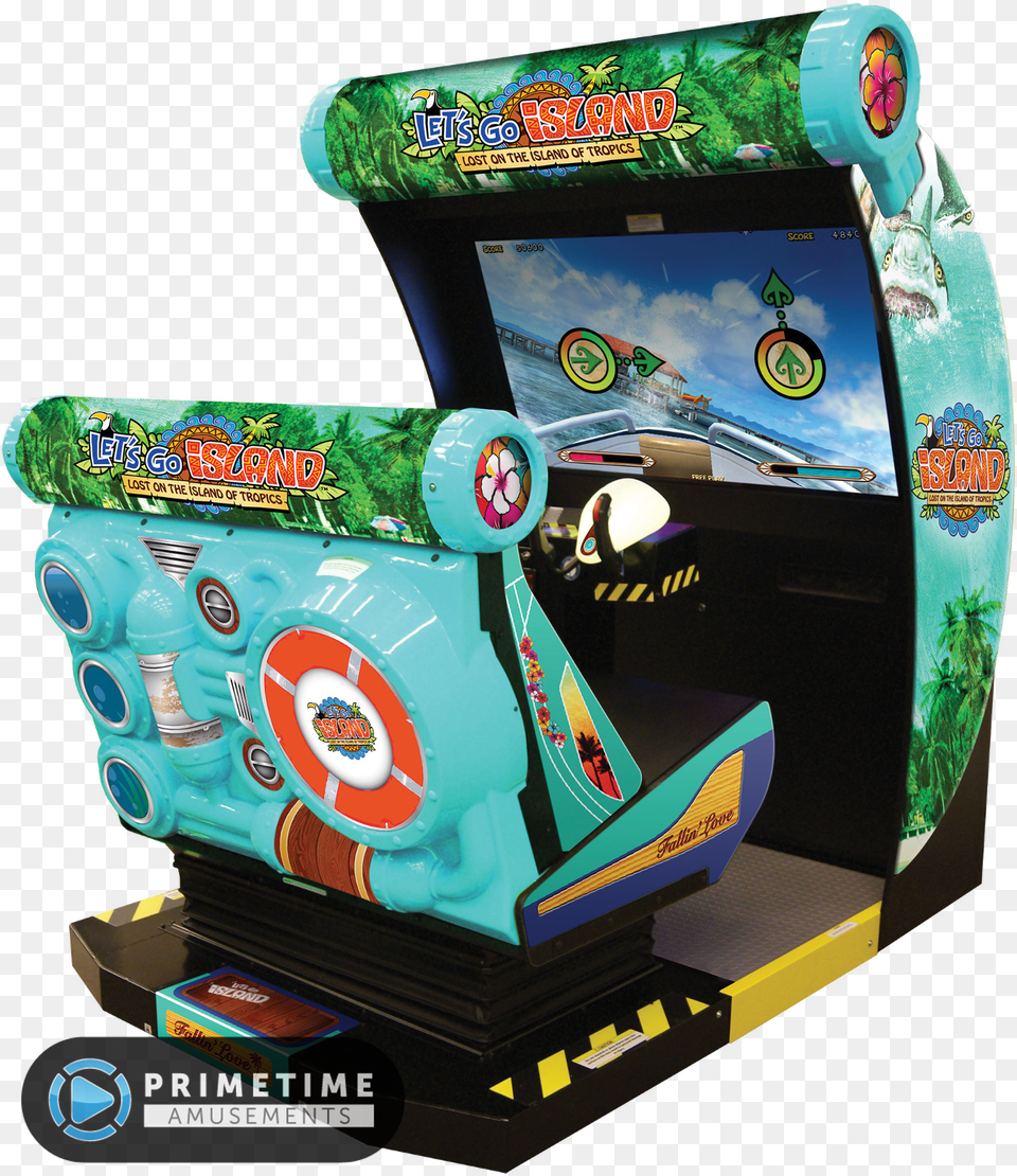 Lets Go Island Dream Edition Cabinet Let39s Go Island Lost On The Island, Arcade Game Machine, Game Png