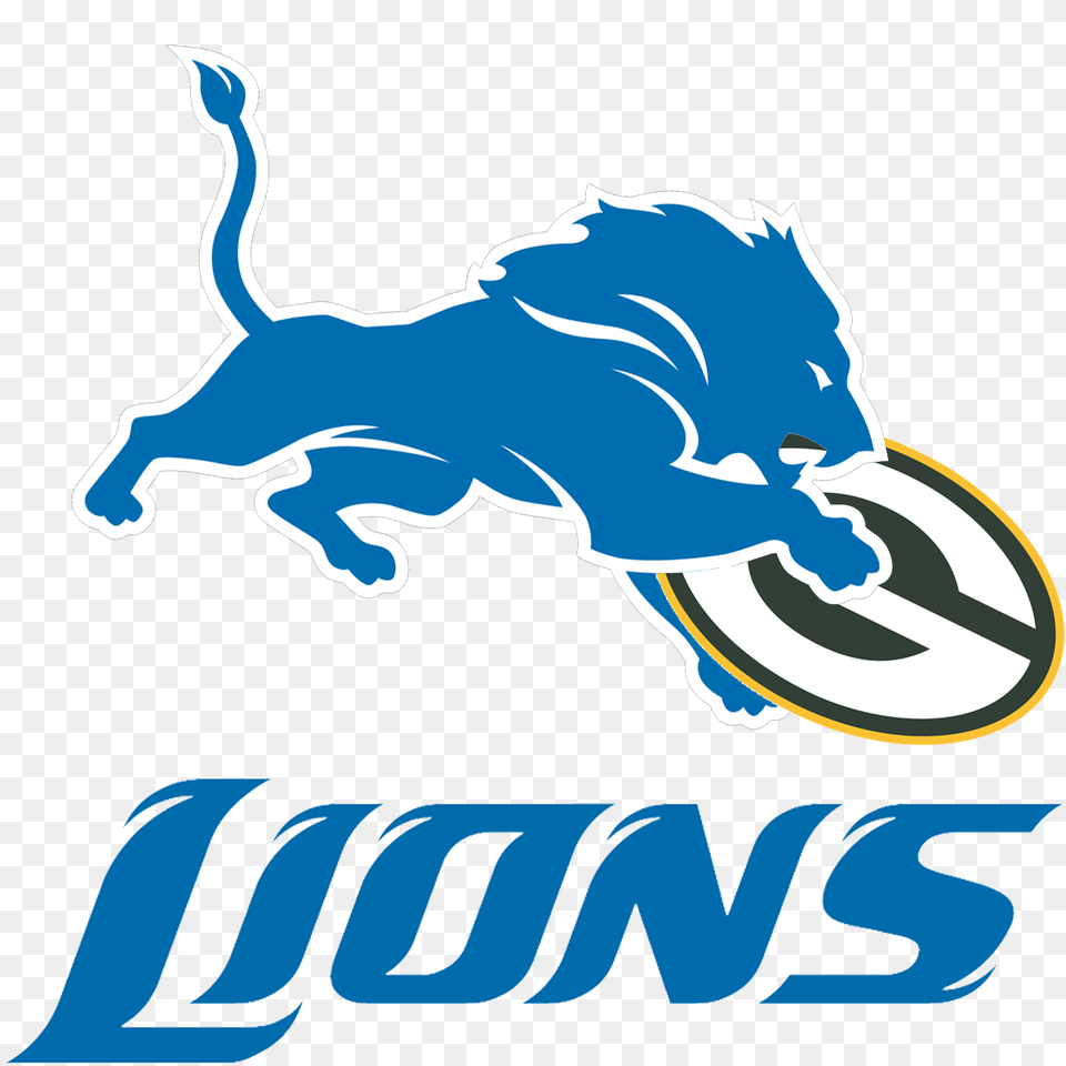 Lets Go Lions Sweep The Pack Day Left Detroitlions, Logo, Animal, Kangaroo, Mammal Png Image