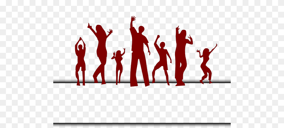 Lets Party Clip Art, Person, People, Silhouette, Dancing Free Png