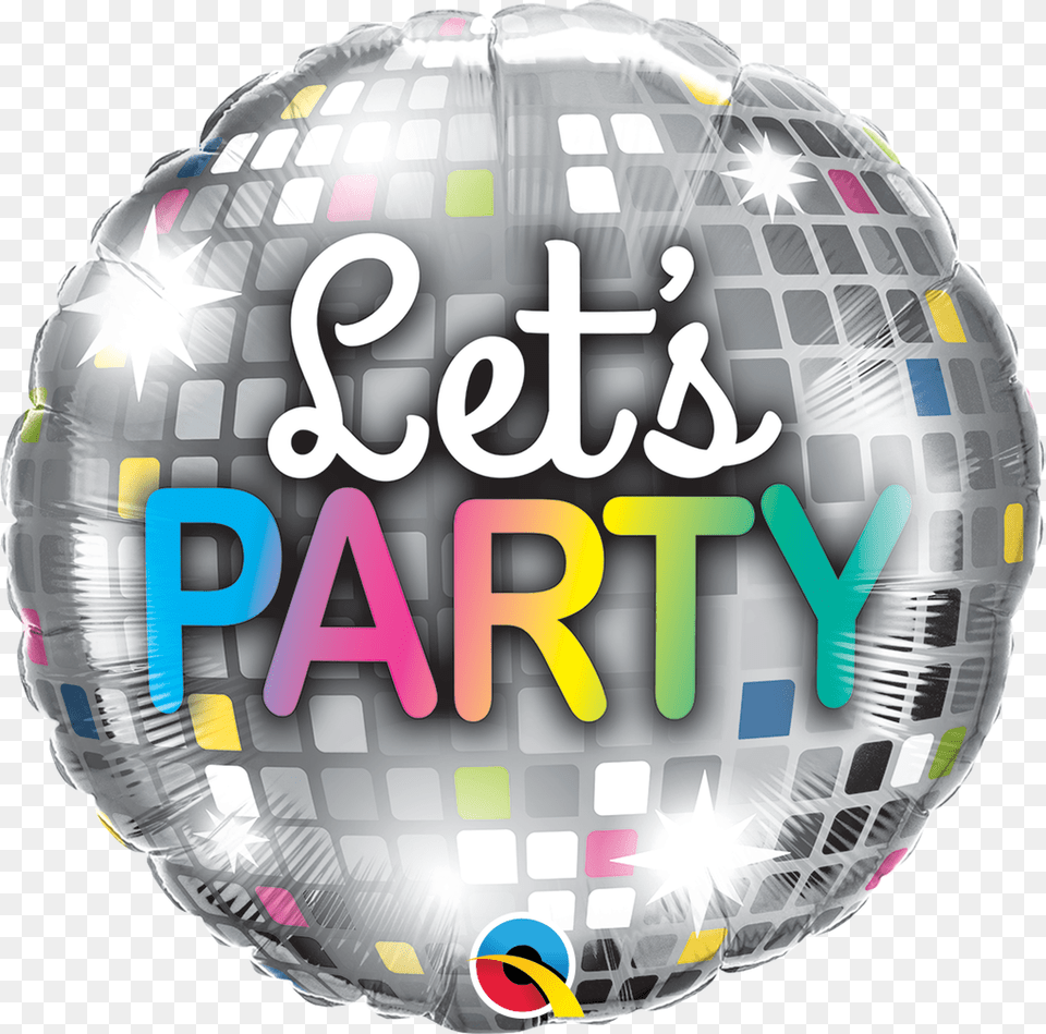 Lets Party Disco Ball Balloon Pkg Party Disco Ball, Sphere, Rugby, Rugby Ball, Sport Free Png Download