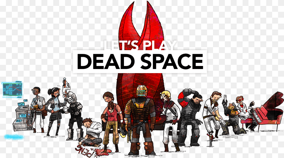 Lets Play Dead Space Reducts Monoskiing, Poster, Advertisement, Person, People Png
