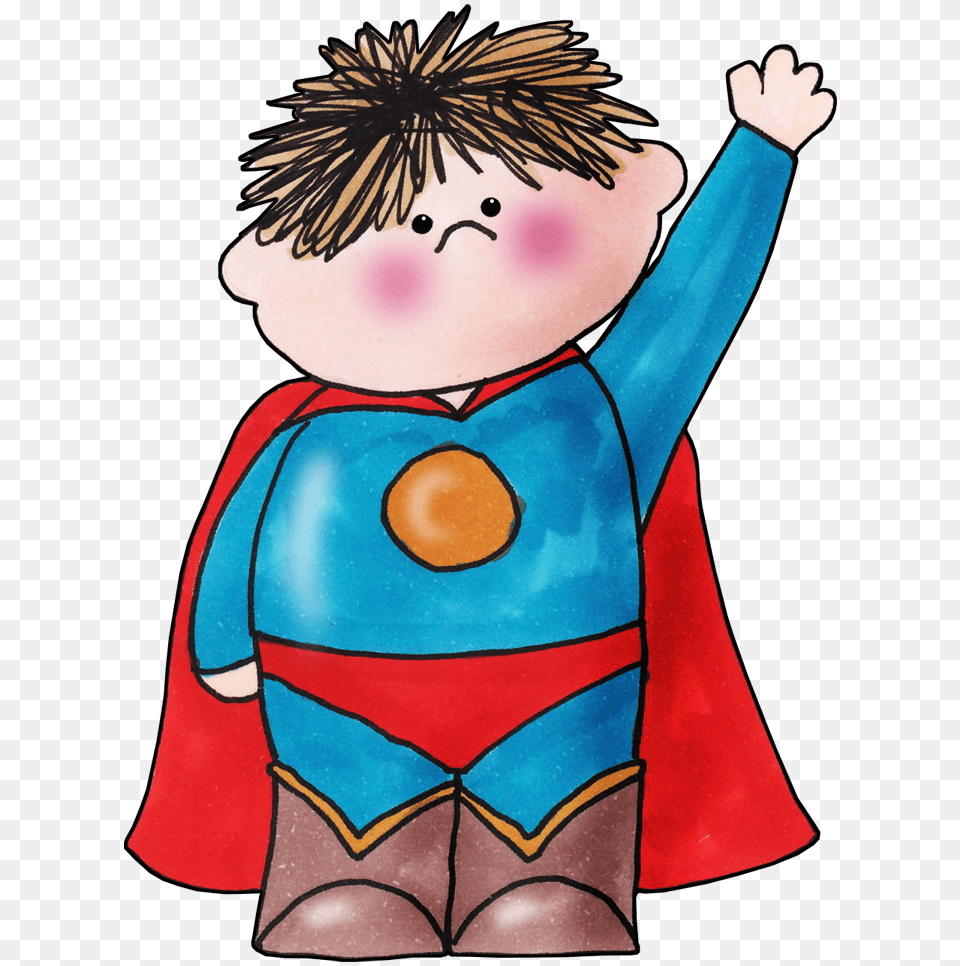 Lets Play Dress Up Hero Clip Art, Cape, Clothing, Person, Book Free Png Download