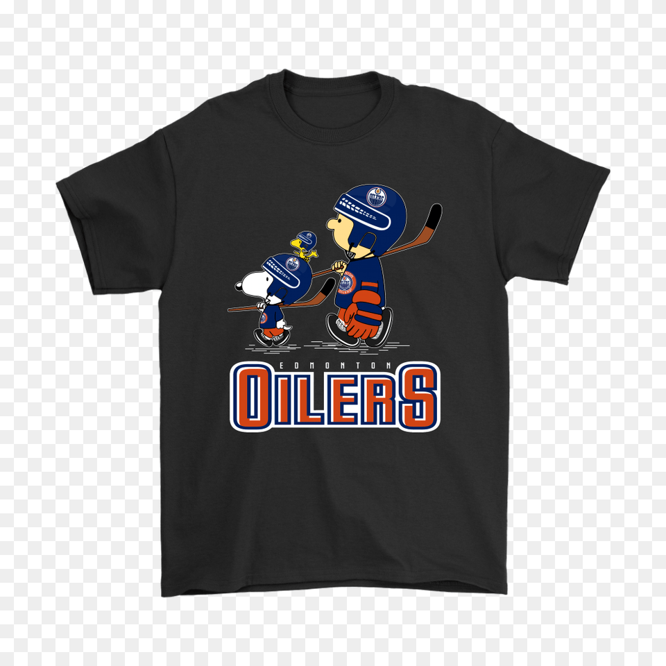 Lets Play Edmonton Oilers Ice Hockey Snoopy Nhl Shirts Snoopy Facts, Clothing, Shirt, T-shirt Free Png