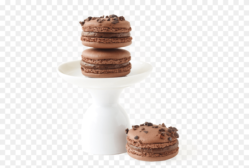 Lette Chocolate Macaron, Food, Sweets Free Transparent Png
