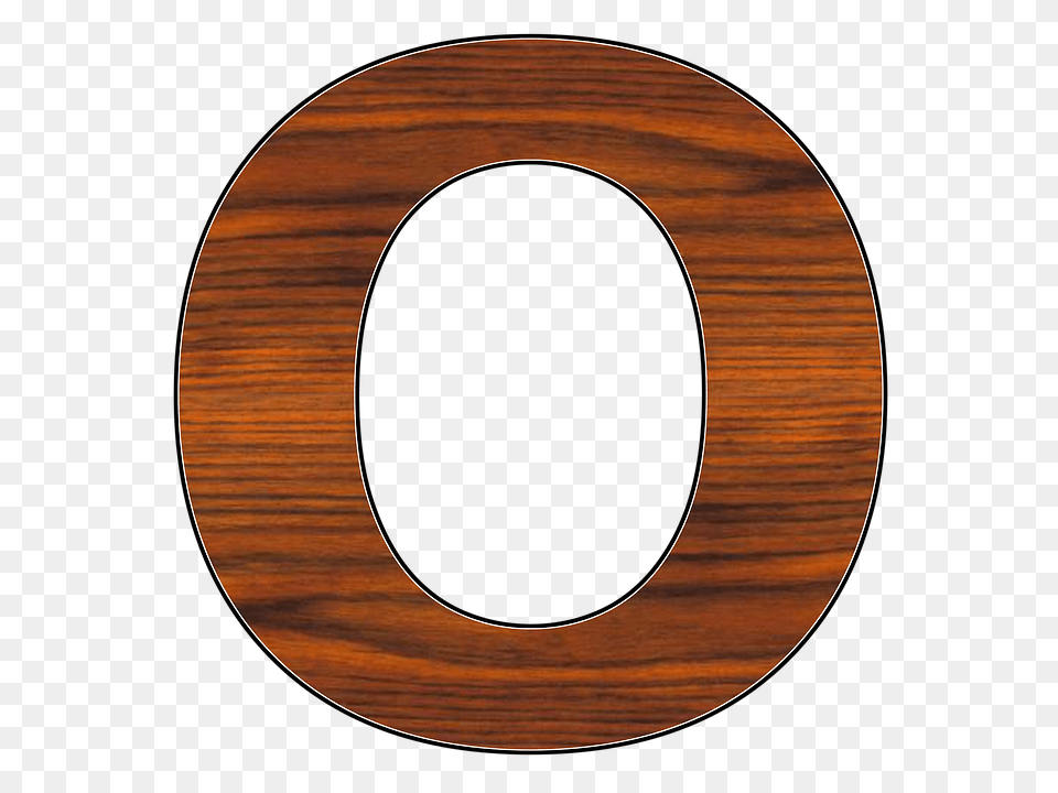Letter Hardwood, Wood, Oval, Stained Wood Png Image