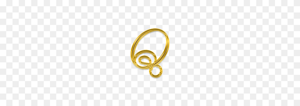 Letter Accessories, Earring, Jewelry, Gold Free Transparent Png