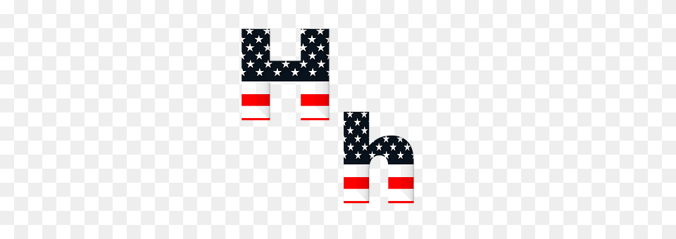 Letter American Flag, Flag Free Png