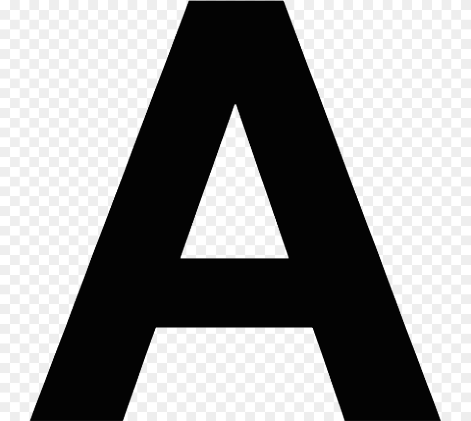 Letter A, Triangle, Bow, Weapon Png Image