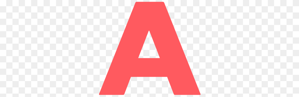 Letter A, Sign, Symbol, Triangle Png