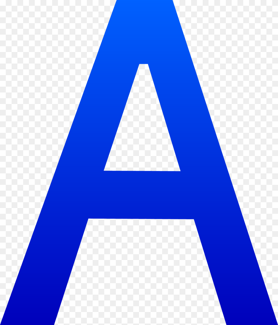 Letter A, Triangle, Sign, Symbol Png Image