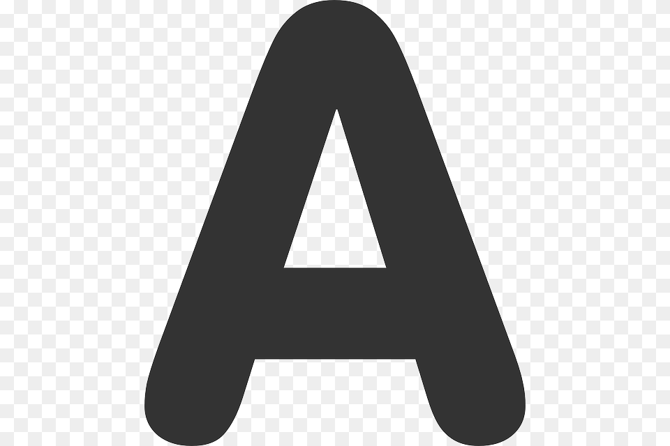Letter A, Triangle Free Png