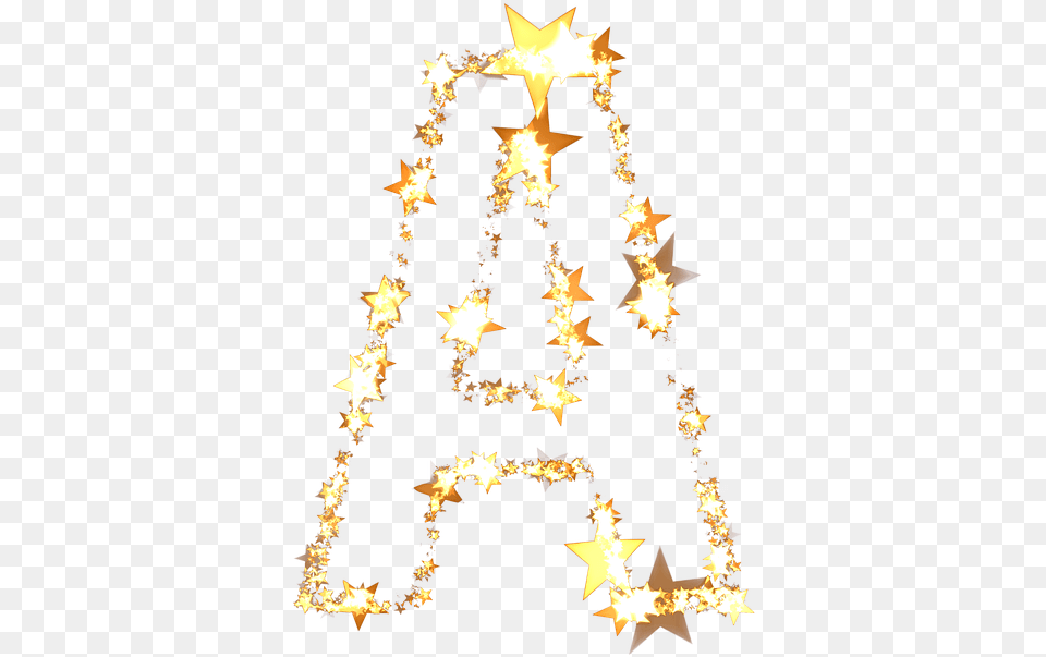 Letter A Abc Star Christmas Christmas Alphabet Star Letter, Star Symbol, Symbol, Lighting, Nature Free Transparent Png
