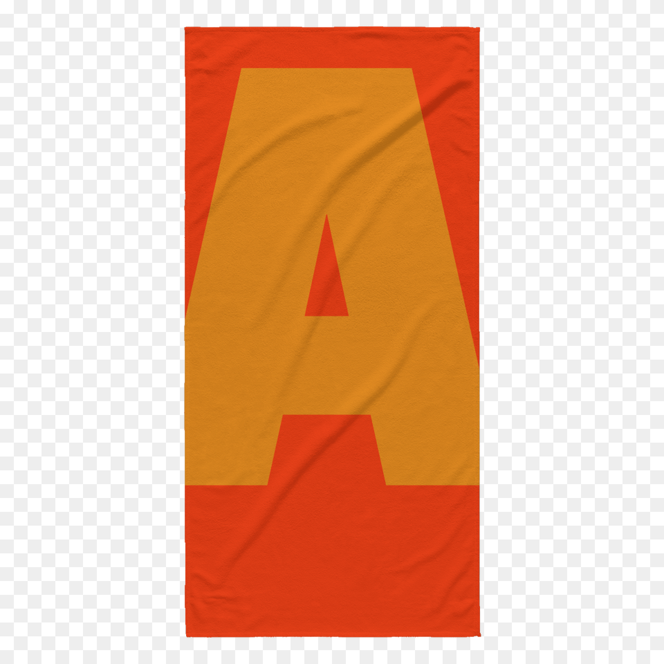 Letter A Alvin And The Chipmunks Style Beach Towel Dna Trends, Flag, Text, Number, Symbol Free Transparent Png