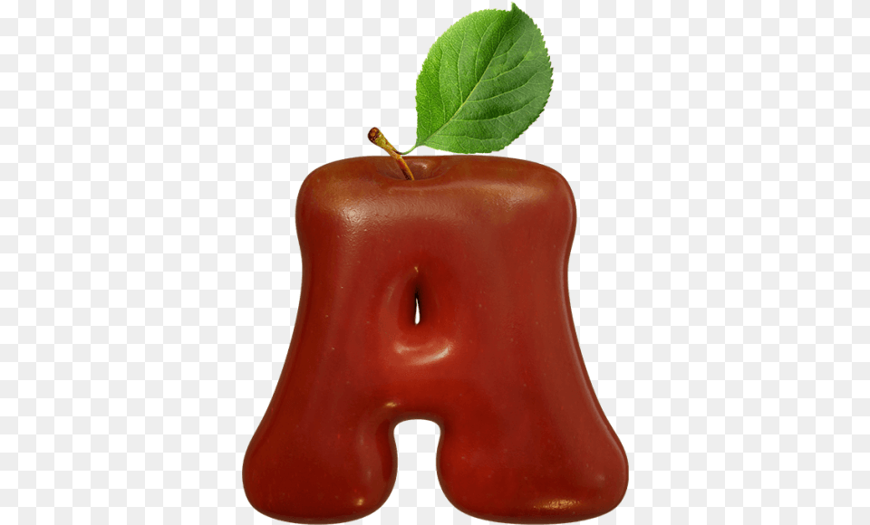 Letter A Apple, Food, Fruit, Plant, Produce Free Transparent Png