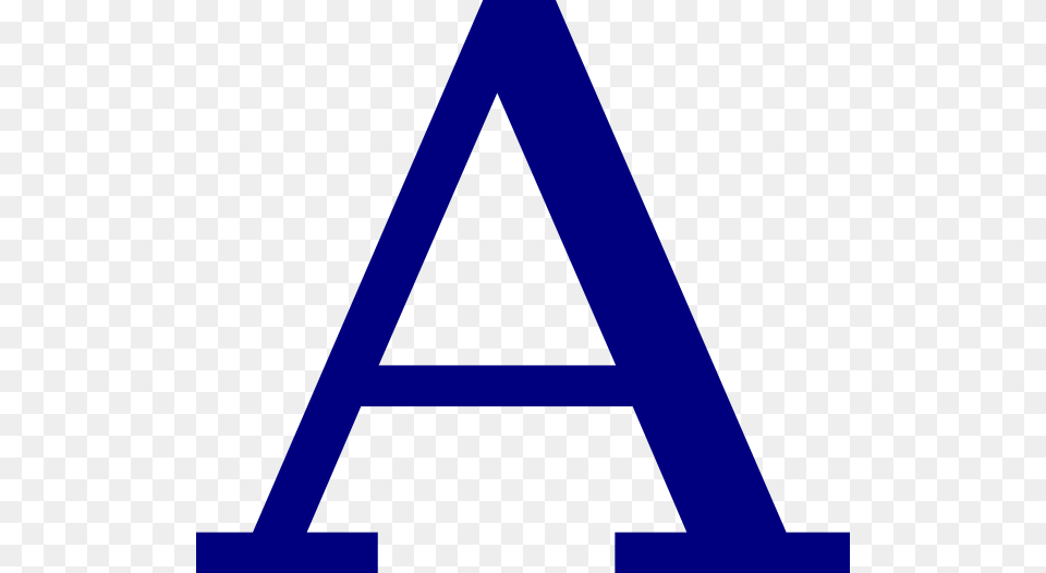 Letter A Clip Art, Triangle Free Png