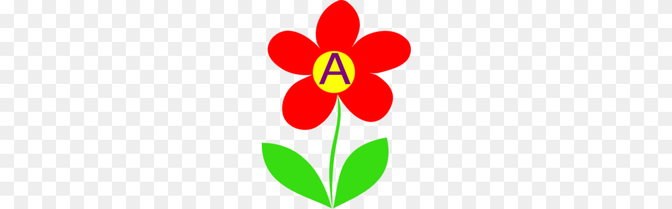 Letter A Clipart, Flower, Leaf, Petal, Plant Png