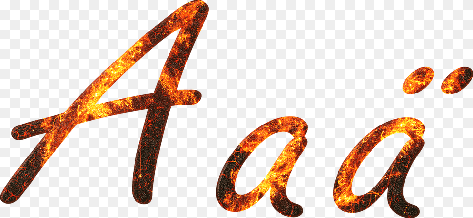 Letter A Fire Photo Illustration, Text, Symbol, Number Free Png Download