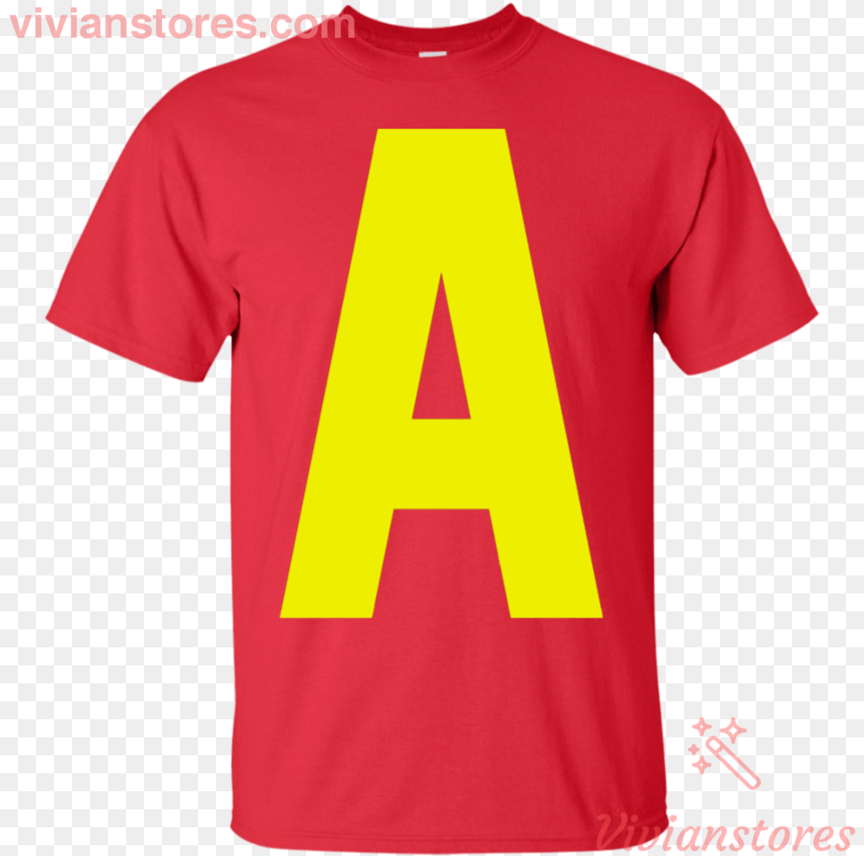 Letter A Halloween Costume Chipmunk T Shirt Vivianstores Active Shirt, Clothing, T-shirt Png Image