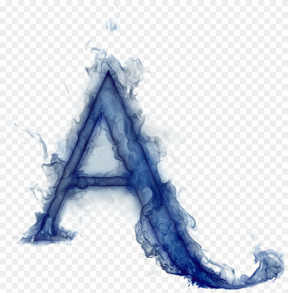 Letter A Image Smoke Letter A, Ice, Wedding, Person, Woman Free Transparent Png