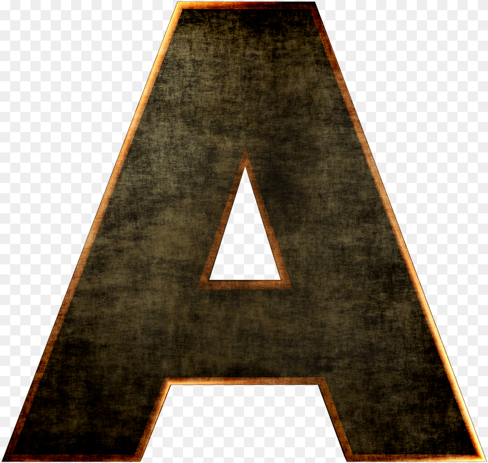 Letter A Wood, Triangle, Symbol Png