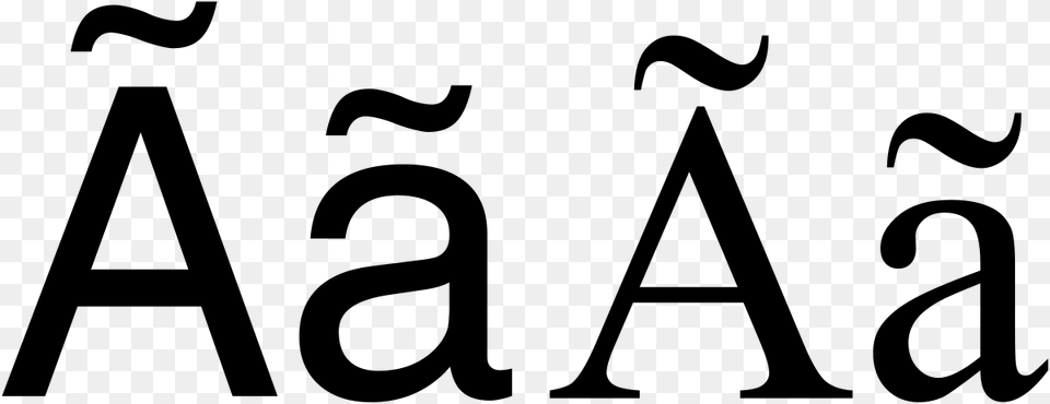 Letter Aa, Gray Free Transparent Png