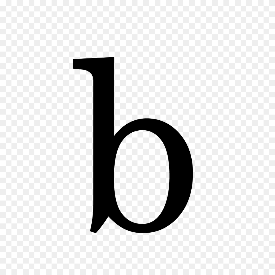 Letter B, Gray Free Png Download