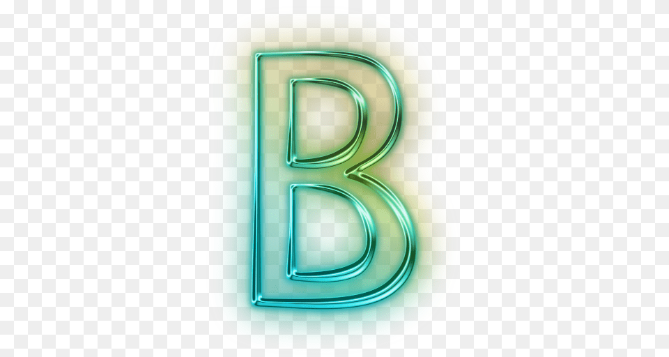 Letter B, Symbol, Text, Number, Light Png Image