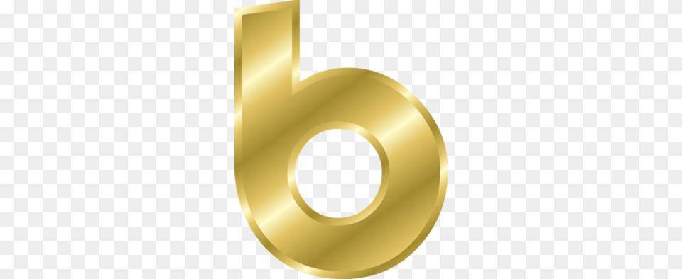 Letter B, Gold, Disk, Text, Number Free Png