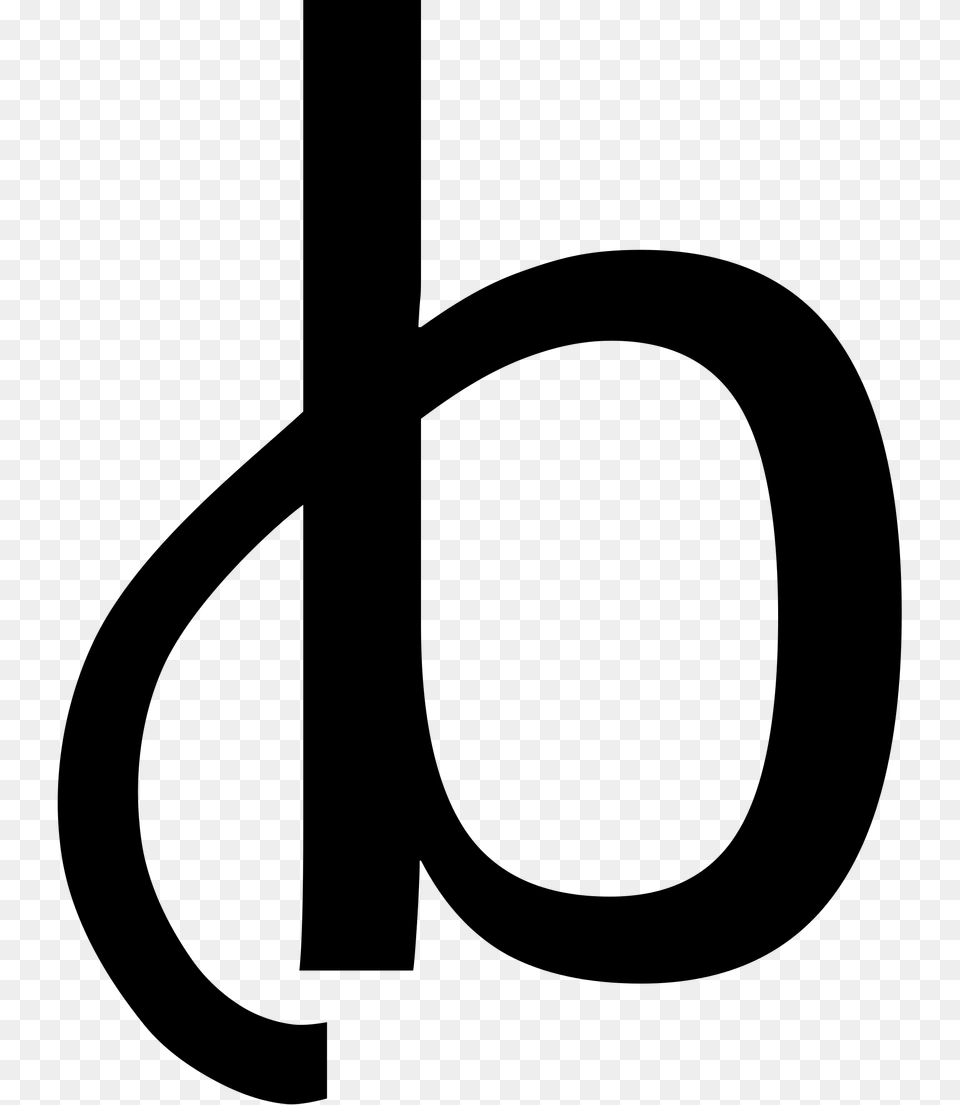 Letter B, Gray Free Png