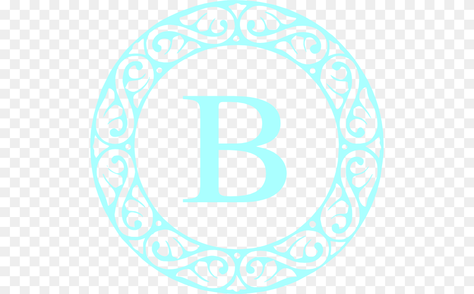 Letter B Monogram Clip Art, Logo, Text, Symbol, Disk Png