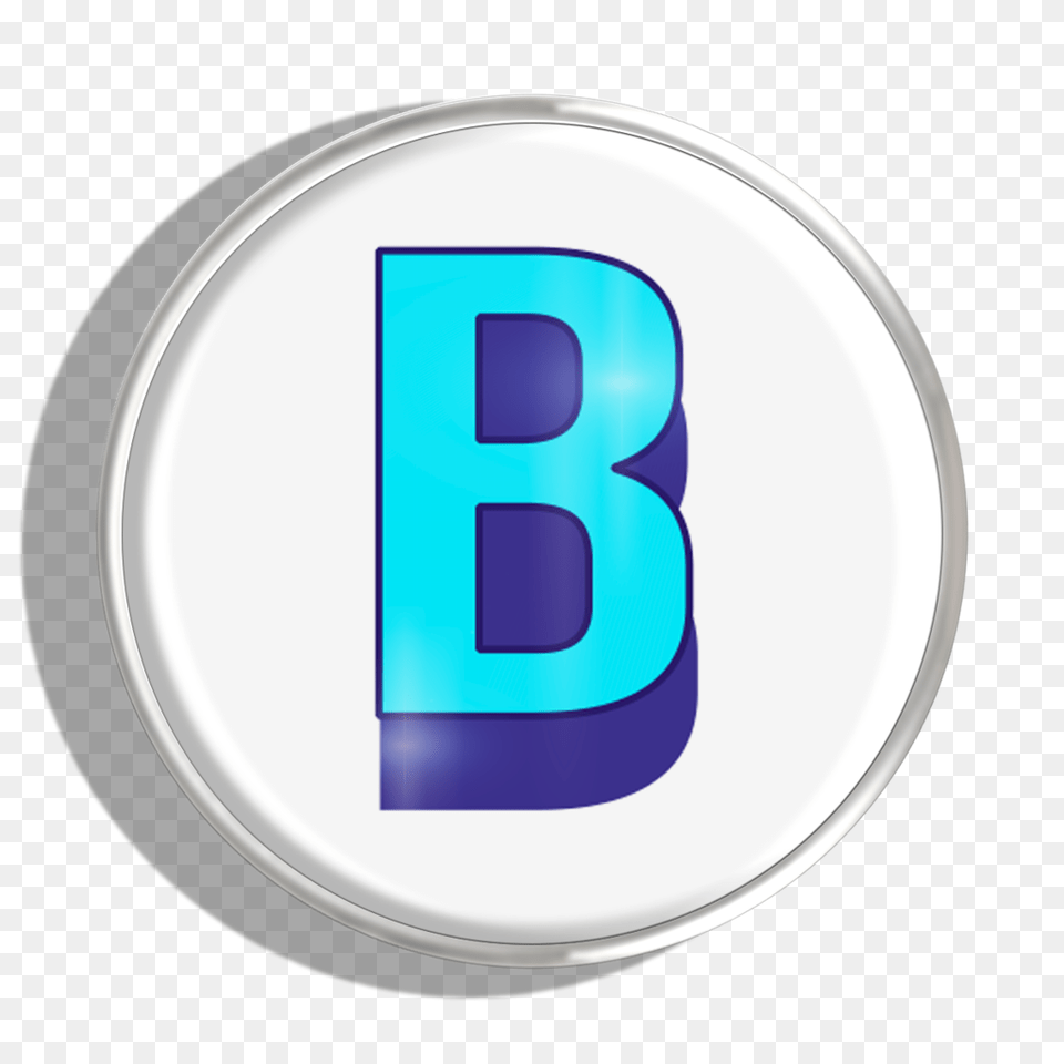 Letter B Phoebe James, Text, Plate, Symbol, Number Free Transparent Png