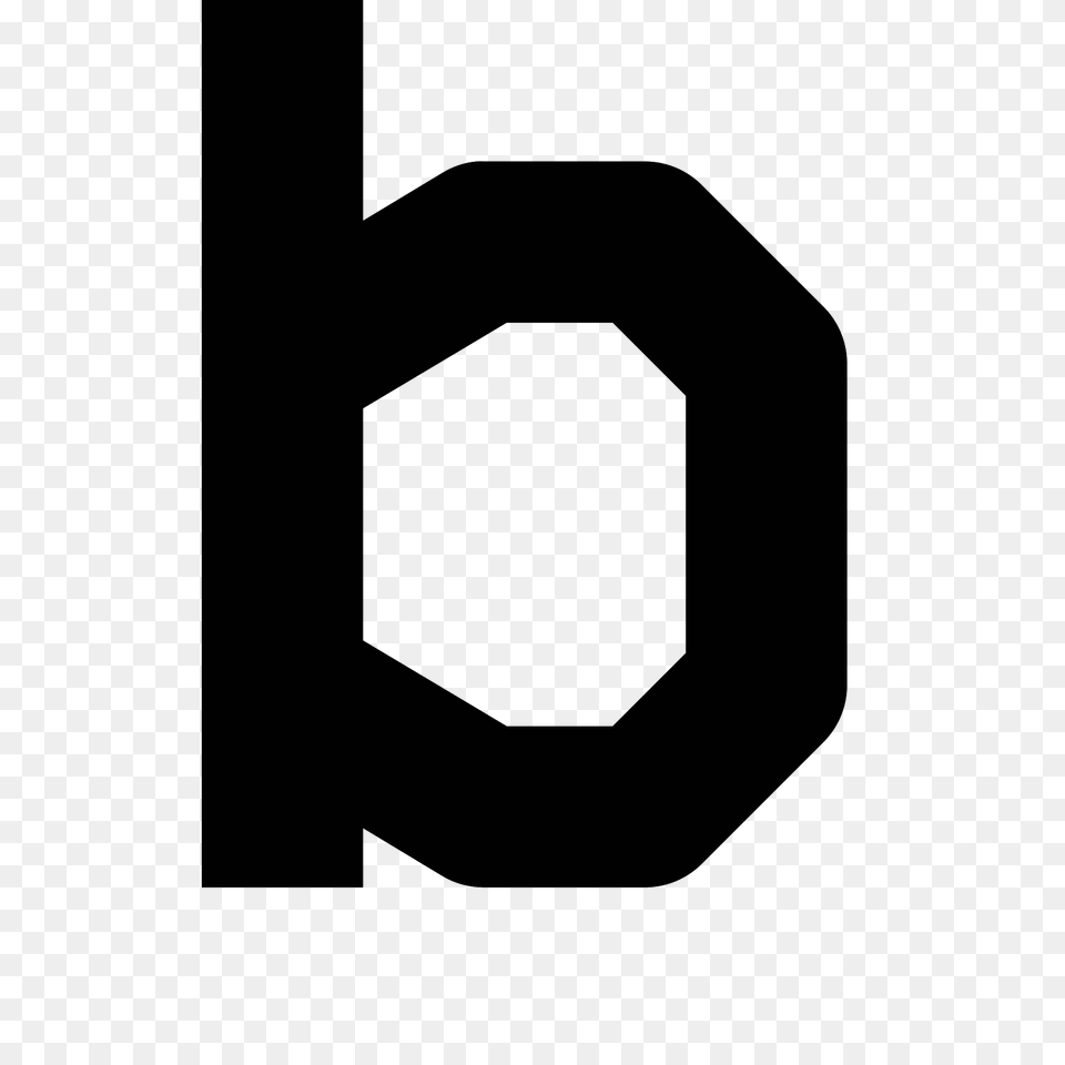 Letter B Pic Arts, Gray Png