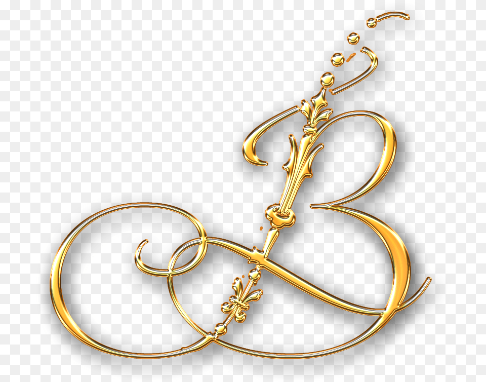 Letter B Tattoo Body Jewelry, Accessories, Earring, Electronics, Hardware Png Image