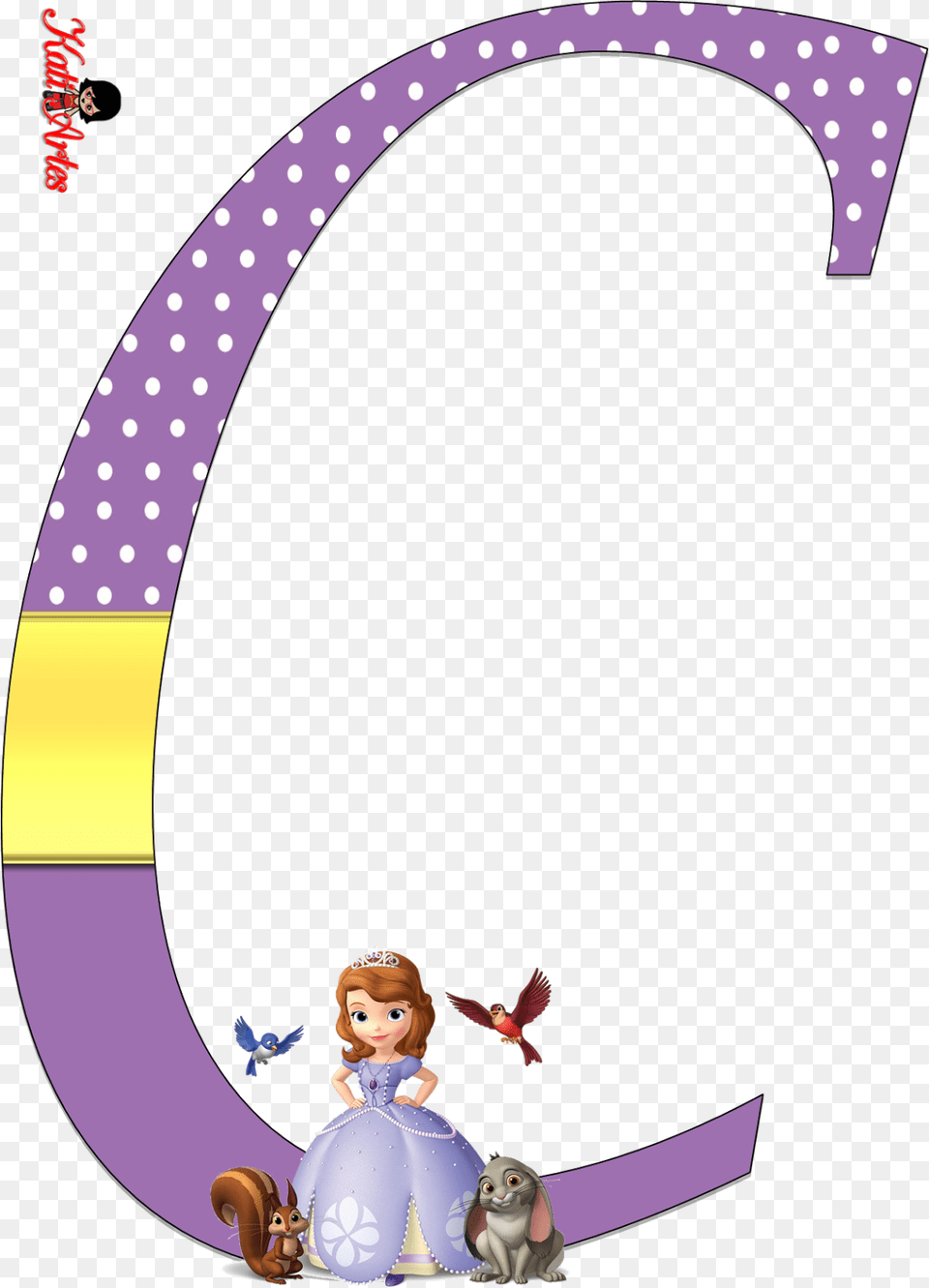 Letter Birthday Party Sofia Transprent Sofia The First Alphabet Letters, Doll, Toy, Face, Head Free Png Download