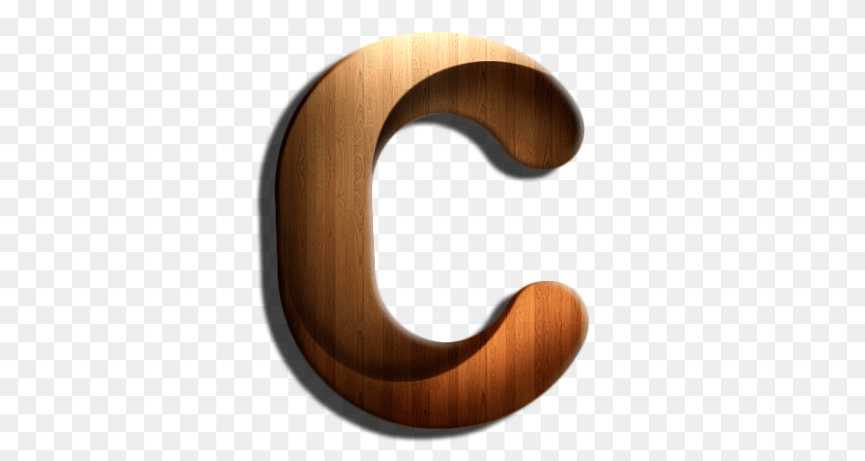 Letter C, Wood, Smoke Pipe Free Png Download