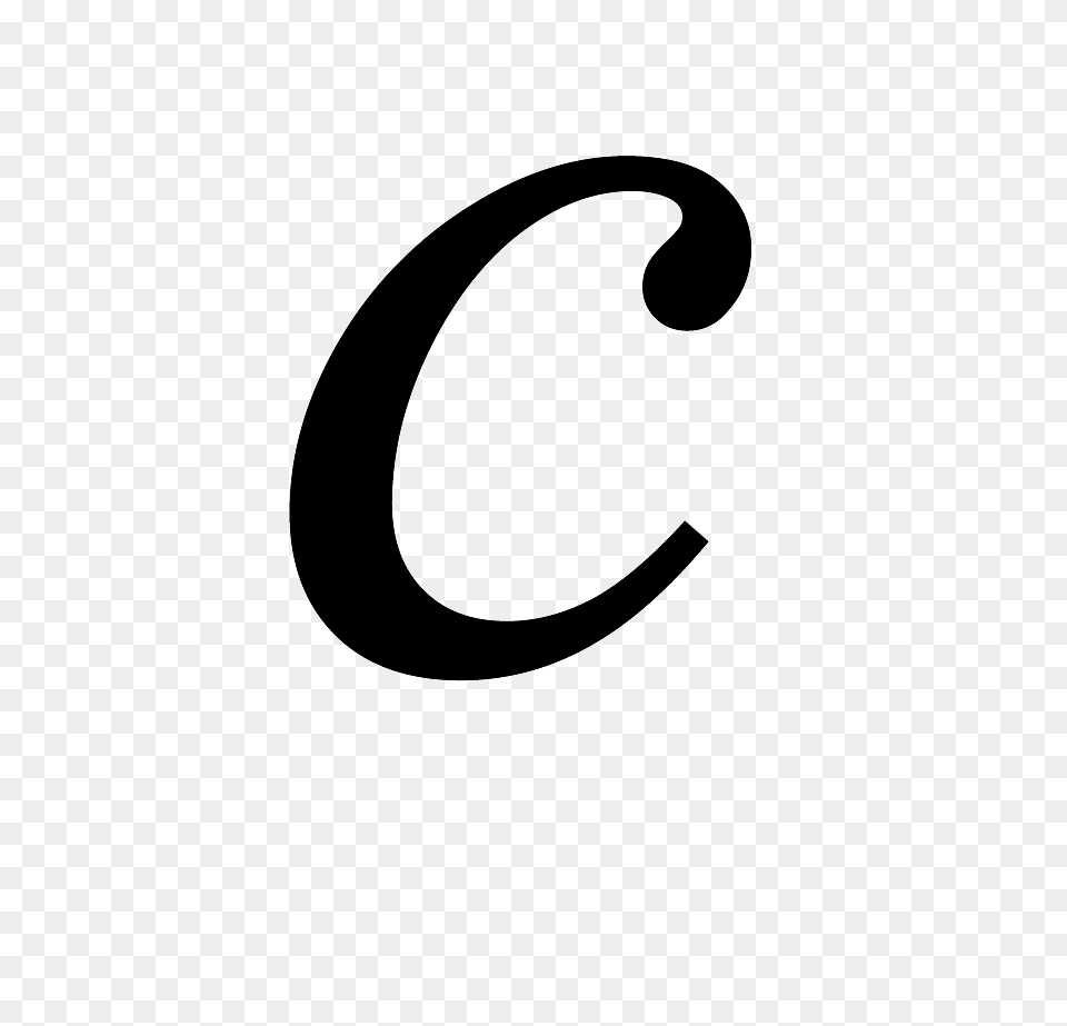 Letter C, Blackboard, Electronics, Screen Free Png