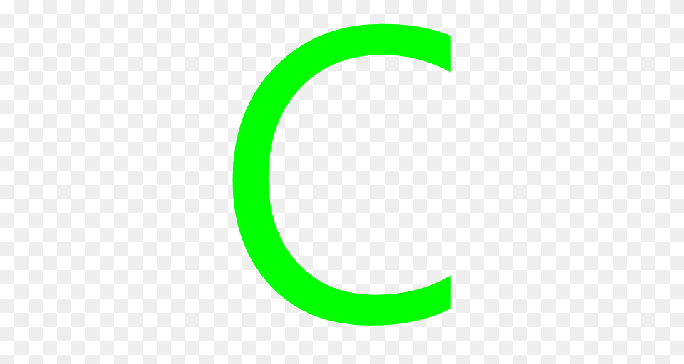 Letter C, Green, Astronomy, Moon, Nature Free Png Download