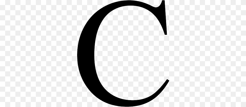 Letter C, Stencil Png