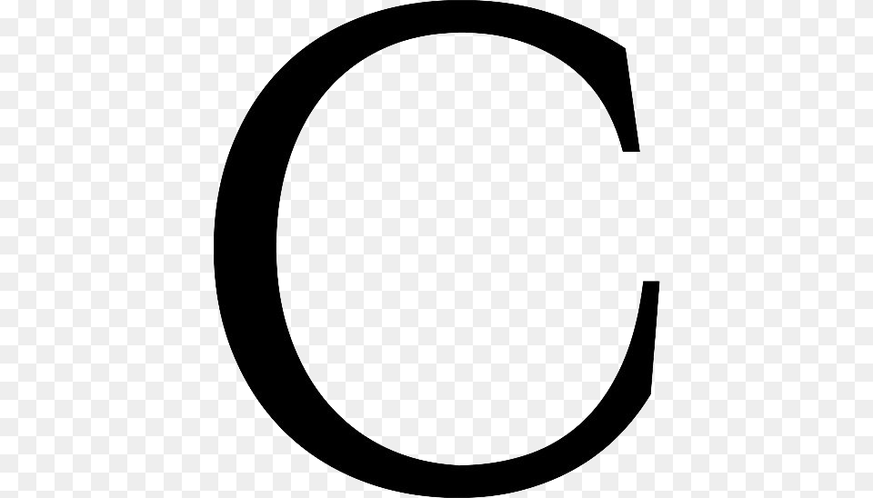 Letter C, Stencil Png