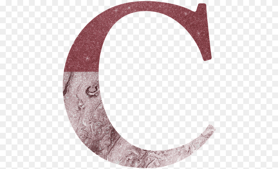 Letter C Alphabet C Letter Marble Rose Gold Rose Gold Letters, Astronomy, Horseshoe, Disk, Eclipse Free Png