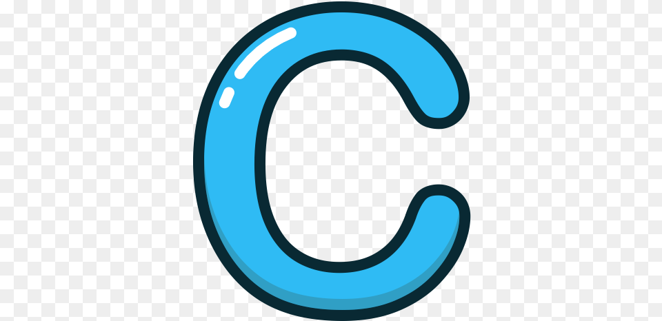 Letter C Clipart Circle, Horseshoe Free Png