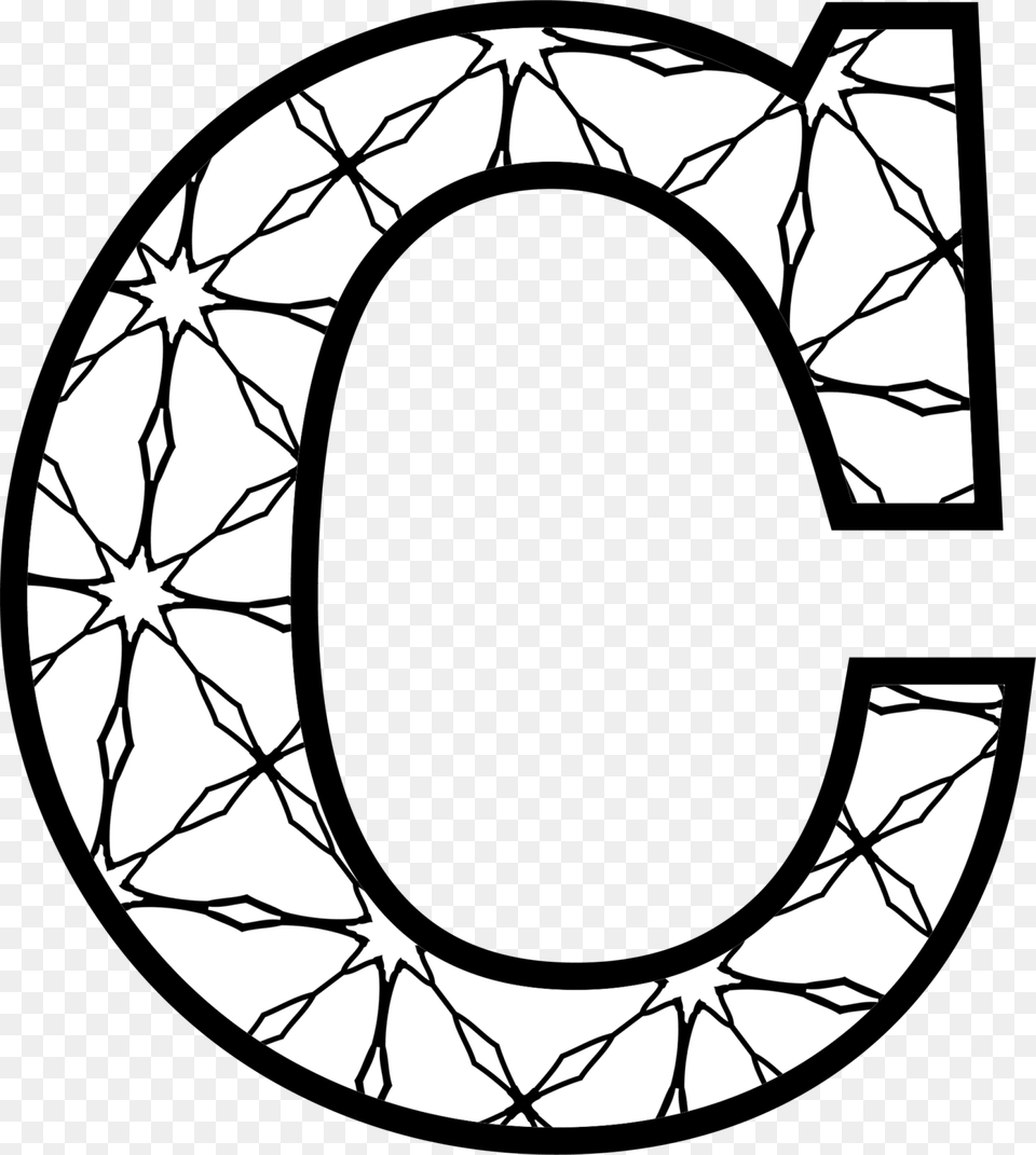 Letter C Coloring Pages Csad Me And Printable Alphabet Letter C, Symbol, Stencil, Person Png