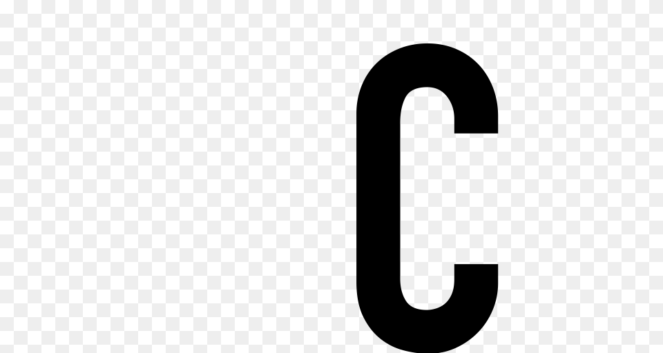 Letter C Letter Mail Icon And Vector For Free Download, Gray Png Image