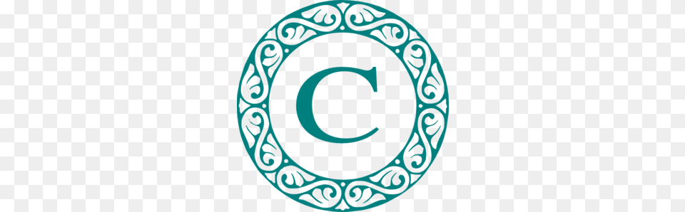 Letter C Monogram Clip Art, Home Decor, Symbol, Disk, Text Free Transparent Png