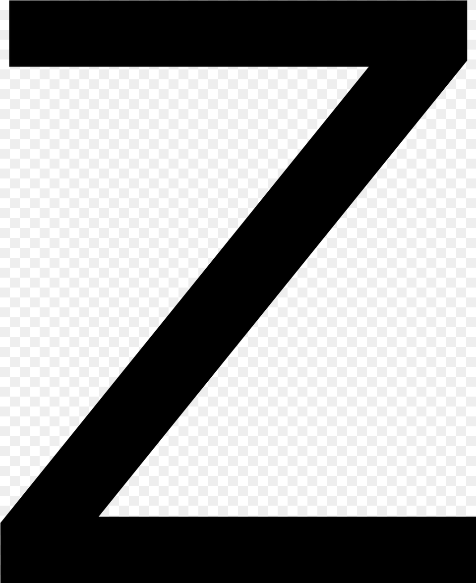 Letter Case Z English Alphabet Letter Z, Gray Free Png