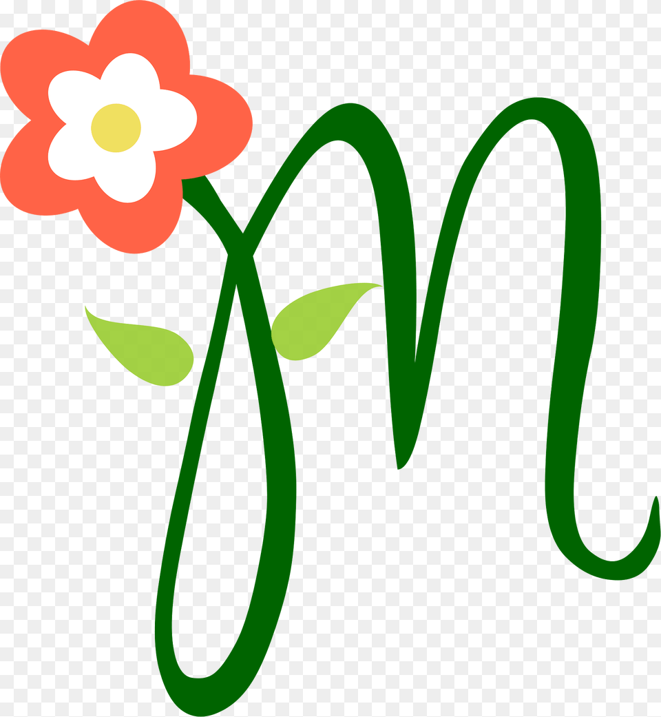 Letter Clipart, Green, Flower, Plant, Dynamite Png