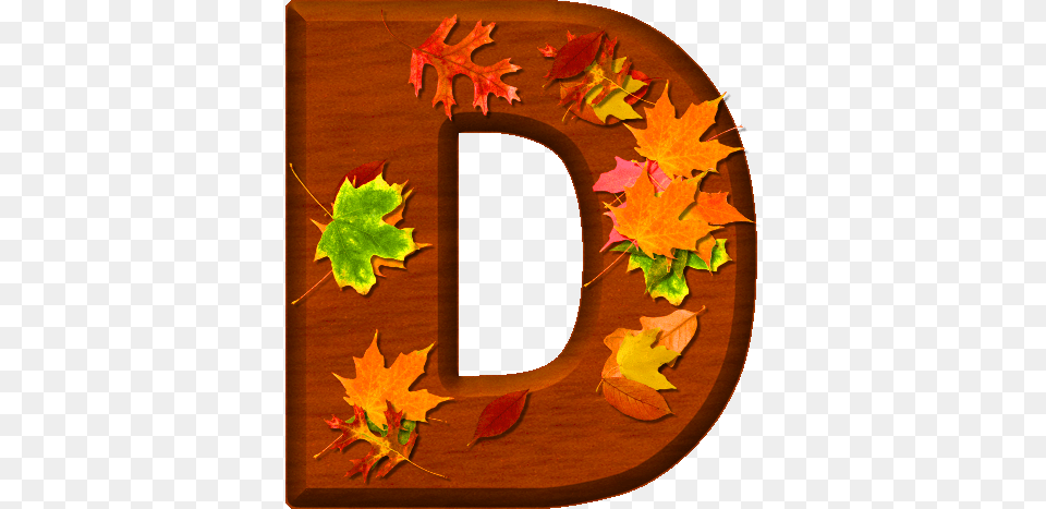 Letter Clipart Autumn Alphabet Letters Leaves, Leaf, Plant, Tree Free Png Download