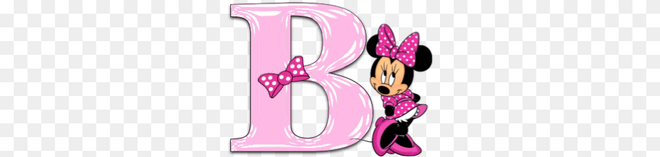 Letter Clipart Minnie Mouse Minnie Mouse Pink Alphabet, Number, Purple, Symbol, Text Free Png